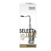 D'Addario Select Jazz Tenor Sax, Filed, Strength 3 Soft